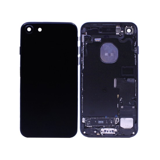 Tapa Traseira con Frame+Flex+Vibrator Apple iPhone 7G Negro Mate